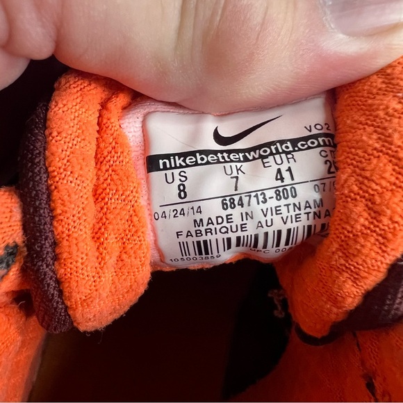 NIKE Trainer SC Sneaker Boot Tuscan Rust/Hyper Grape/Barkroot Brown Men’s size 8 - Picture 9 of 11